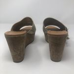 Marc Fisher Shawni Gold Fringe Wedge Sandals Size 8.5 Photo 8