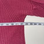 Loft Outlet Magenta Pink Boatneck 3/4 Sleeve Knit Sweater Photo 5