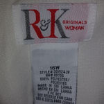 R&K 16W Black White Career Shirt Blazer Combo 16W Plus Funeral Photo 9