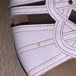 Clarks Collection by Lisa Janna ultimate comfort white sandals Photo 4