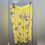 Anthropologie  Feather Bone Women's Talese Pants Crop Flare Floral Size‎ 8P Photo 5