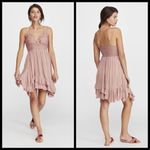 Free People 💕💕 One Adella Slip Dress ~ Rose Pink Medium M NWT Photo 13