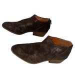 Lucky Brand Lucky Brand LK-FAI Dark Brown Suede Booties Size 9.5 Excellent Condition Photo 8