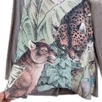 Anthropologie Akemi + Kin Fauna Leopard Jungle Print Henley Top Photo 8