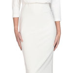 Badgley Mischka Boatneck Day Dress - 4 Photo 0