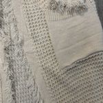 Boho Style Cream knit duster with fringe detailing, long sleeve, and open fron Size undefined Photo 3