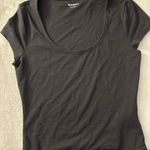 Old Navy  Black Scoop Neck Bodysuit Medium Photo 0
