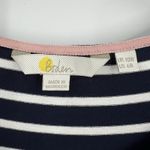 Boden Amelie Jersey Navy Blue White‎ Striped Short Sleeve Stretch Dress Size 6R Photo 8
