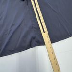 Eloquii Blouse Womens 14 Navy Long Sleeve Tie Front Plus Size Stretch Top Photo 5