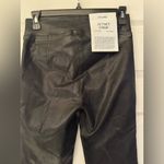 frame denim FRAME JetSet Crop Mini Boot Noir Black Coated High Rise Pants Size 1 (25-29) Photo 10