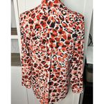 Jones New York  Leopard Print V-Neck Long Sleeve Top Womens Size‎ Small Photo 12