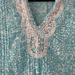Lilly Pulitzer Sarasota Beaded Tunic Shorely Blue Ice Cake Pattern Coverup Top Photo 3