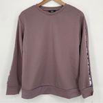 Nicole Miller  SPORT NWT Scuba Activewear Crew Neck Sweatshirt Purple Size Medium Photo 0