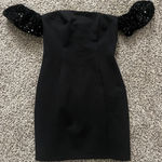 Lulus Strapless Black Mini Dress Photo 0