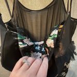 Club Monaco  Jorrdynne Black Floral Wool Silk Blend Cocktail Party Dress Size 8 Photo 11