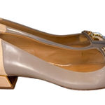Tory Burch  Beige Suede & Leather Flats Photo 0