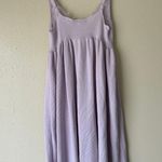 ZARA  Dusky Purple Knit Eyelet Trim Dress Size Small Photo 6