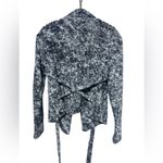 Akira Bad B Vibes Acid Wash Look Tie Back Studded Blazer Small Photo 10