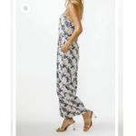 Storia  100% Cotton Wide Leg‎ Tropical Leaf Print Jumpsuit Size Small Photo 2