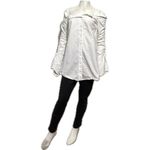 Lovers + Friends  White Blouse with‎ Chic Ruffles Photo 1