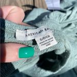 American Eagle NWT Wide Leg Green Blue Jumper small cutout halter boho Photo 6