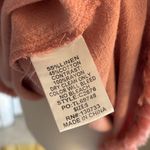 Umgee Rose Linen Tunic Top with Animal Print Layered Bell Sleeves by Sz S Photo 6