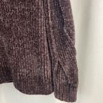 Calia by Carrie Underwood Deep Purple Chenille Peek Sleeve Sweater Size Medium Photo 5