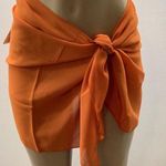Zuliana Orange Beach Sarong/Cover Up. Made in USA. New With Tags. Size undefined Photo 0
