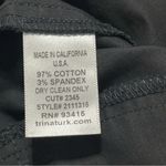 Trina Turk  Women’s Size 2 Black Cotton Blend Dressy Cuffed Shorts Photo 3