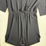 Vince Dolman Sleeve Zipper Elegant Black Jumpsuit Women’s Size 4 Photo 8