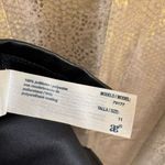 Andrea Sexy Goth Black Faux Leather Lace Up Bodycon Skirt Large Photo 3