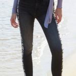 Driftwood - Jackie Jeans Embroidered Tribal Pattern Skinny Black Photo 1