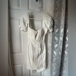 Here Comes the Sun New NWT  mini dress back cutout puffy sleeves babydoll size M Photo 1