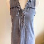 Rock & Republic  Chambray Fringe Top Photo 0