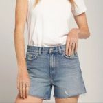 Current/Elliott Escapade Mid Rise Cutoff Denim Shorts Light Wash 29 Photo 2