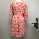 Torrid  Pink Floral Georgette Faux Wrap Dress - Size 28 Photo 2