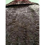 Peck & Peck Peck &‎ Peck Collection Purple Fully Lined Faux Fur Feel Quilted Look Jacket Photo 9