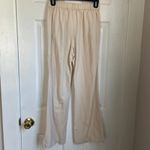 Elodie Straight Leg Linen Pants In light Taupe wide leg summer flowy Photo 5