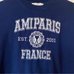 AMI Alexandre Mattiussi Embroidered Logo Cropped Crewneck T Photo 4
