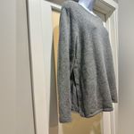 J.Jill Women’s Gray Sweater M | Silk Blend | Pinstripe Side Insets | Soft Knit Size M Photo 5