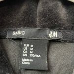 H&M  Velour hooded zip up sweat jacket Women’s Size Medium Photo 6