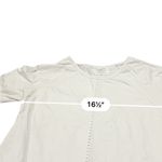 Athleta White FOOTHILL Seamless Short sleeve Nylon Top Size large Photo 4