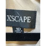 XScape All Over Sequinned V-Neck Gown Nude Blush Size 10 Long Sleeve 4683X Photo 5