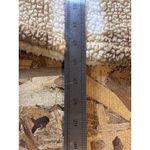 Dip Sherpa Fleece Plaid Pullover Tan & White Checkered Teddy Size 2XL 1/2 Zip Brown Photo 4