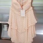 đź’•SPELL & THE GYPSY X FREE PEOPLEđź’• Mira Bustier RaRa Dress Ivory Medium M NWT White Photo 9