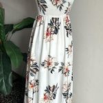 Showpo Daytime Dancer Maxi Dress Cream Floral Sz 10 NWT Photo 0