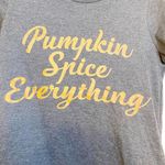 Bella Canvas Pumpkin Spice Everything Gray Size Large Graphic Short Sleeve Slim T-Shirt Photo 5