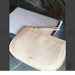 Chloé Zippered Pouch/Wristlet/Clutch Bag Nude Beige New In Box GWP VIP Photo 3