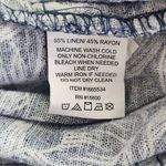 Briggs Navy Floral Linen Pull Photo 7