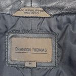 Brandon Thomas 100% Leather Vintage jacket Womens Medium Black Photo 3